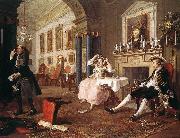 HOGARTH, William Marriage a la Mode  4 France oil painting reproduction
